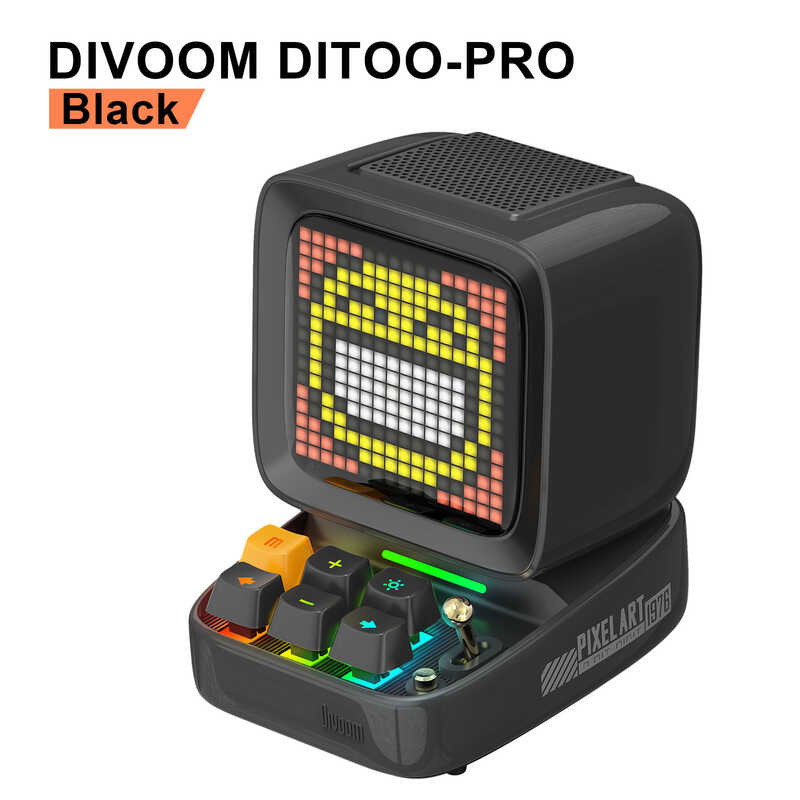 Divoom Ditoo Pro Pixel Speaker Subwoofer Small Computer Karaoke ...