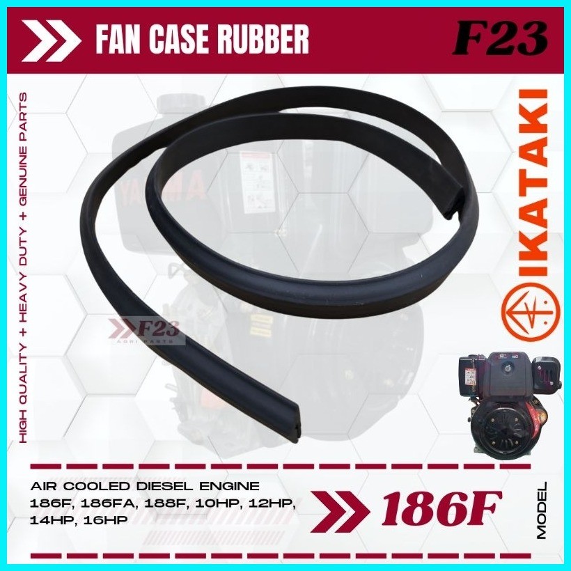 Fan Cover Rubber 186F, 186FA, 188F, 10HP, 12HP, 14HP, 16HP Air Cooled ...
