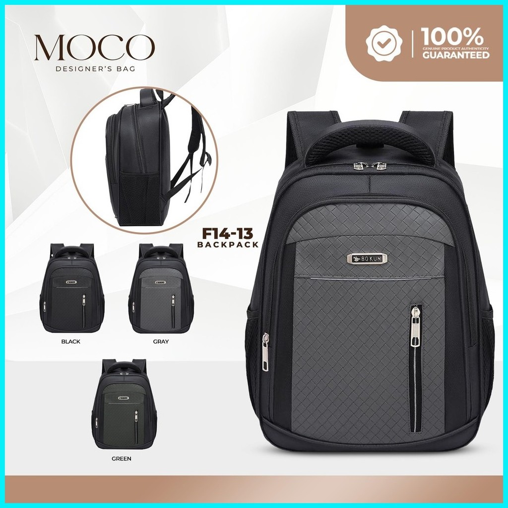 Moco Bag Fashion Men's Large Capacity School Student Laptop Backpack ...
