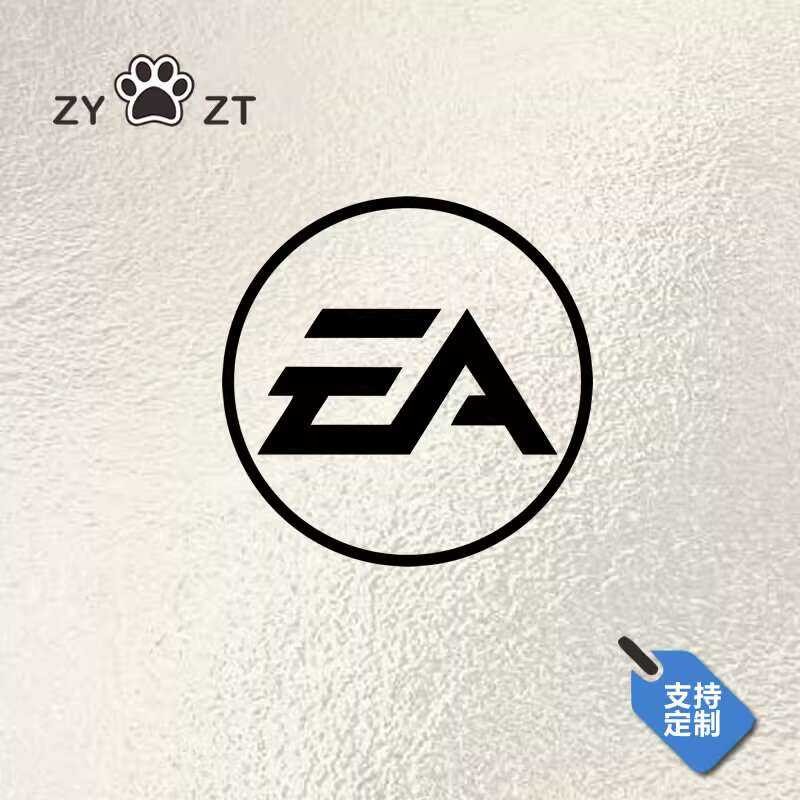 EA Electronic Arts Hollow Reflective Fuel Tank Cap Decal Car Body ...