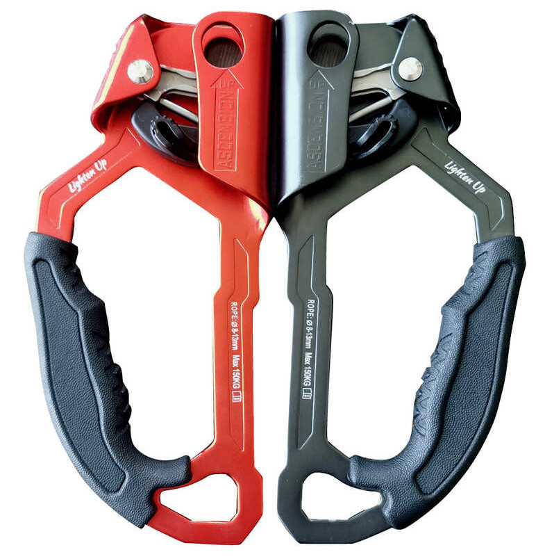 Left Right Rock Climbing Riser For 8-13Mm Rope Hand Grasp Ascender ...
