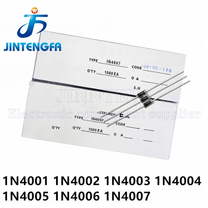 In-line diode Pipe 1,000pcs/Box 1N4001 1N4002 1N4003 1N4004 1N4005 ...