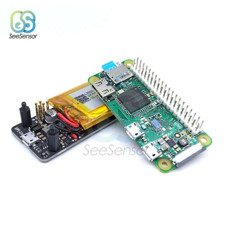 New V1.2 Lite UPS Power HAT Board With Battery Electricity Detection ...