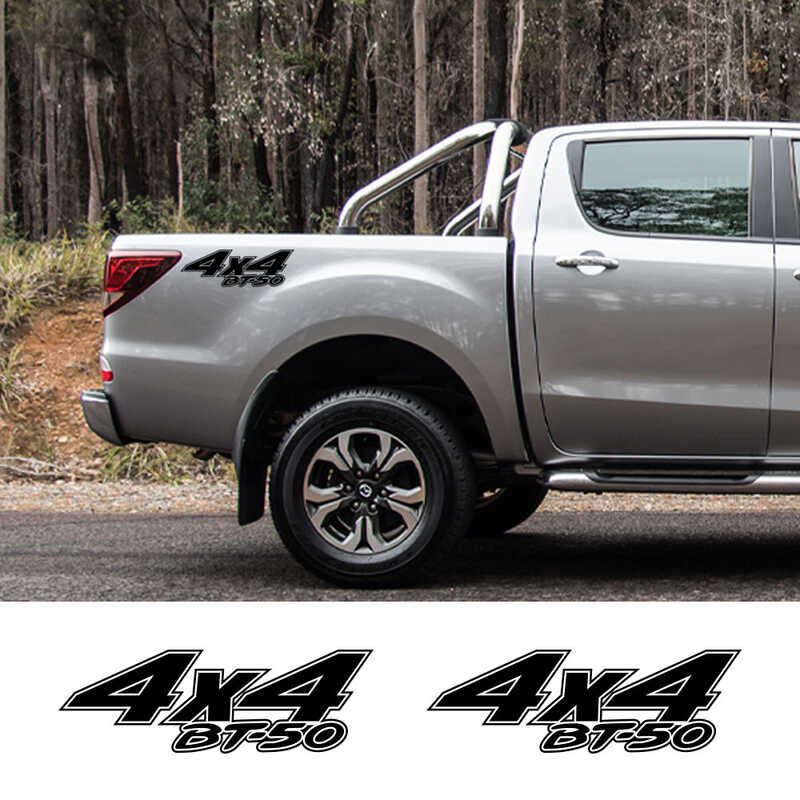 Pickup Rear Bed Side Sticker For Mazda Bt50 BT 50 Pro Truck Graphic 4X4 ...