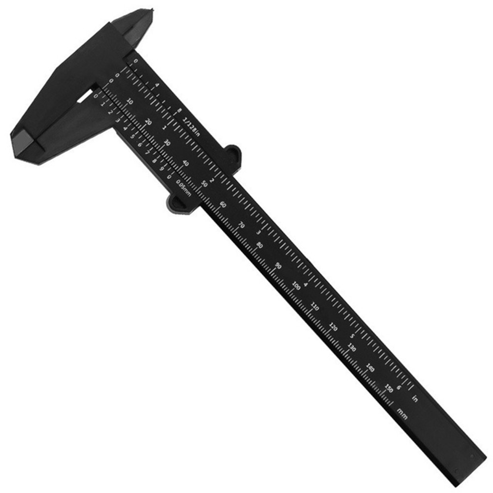{Livedesign} 0150mm Vernier Calipers Double Rule Scale Plastic Depth