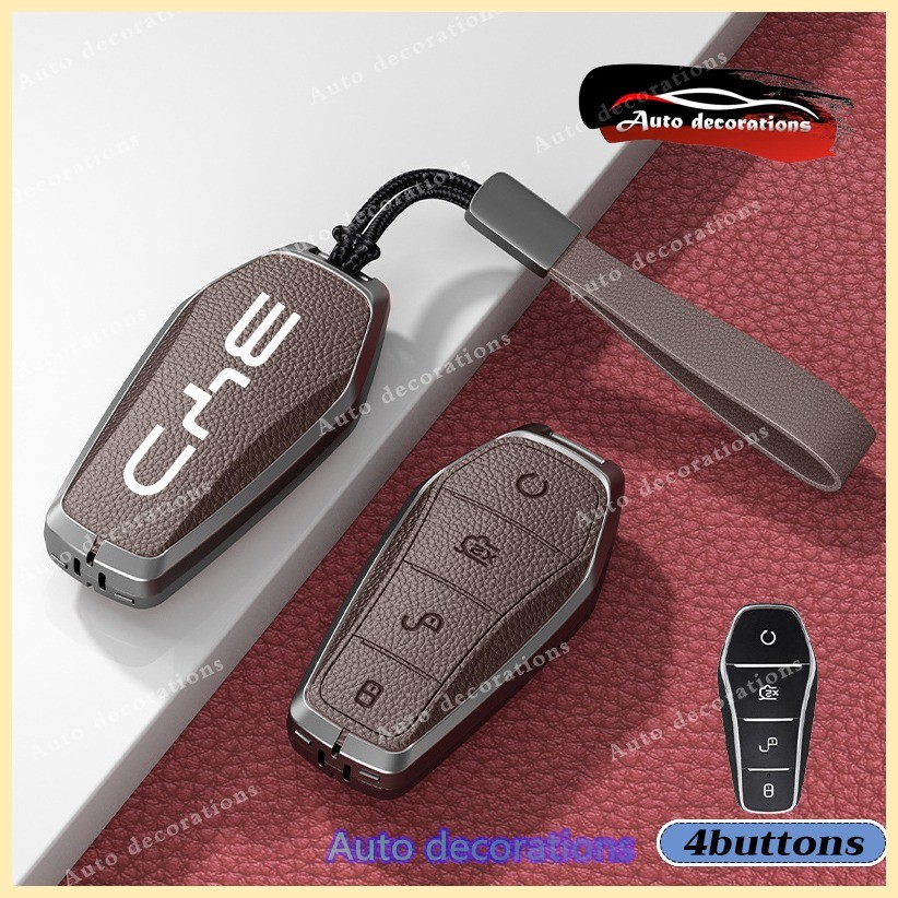 BYD Zinc alloy key chain premium key cover For BYD dolphin atto3 seal ...