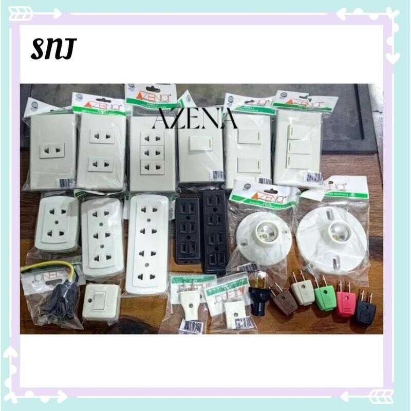 [Hot Style]Switch W PLATE & OUTLET Plate/ UNEVERSAL Outlet/ SPRING TYPE ...