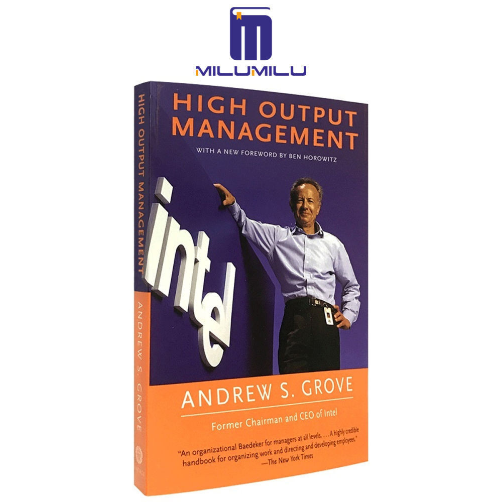 High Output Management Paperback by Andrew S. Grove Original English ...