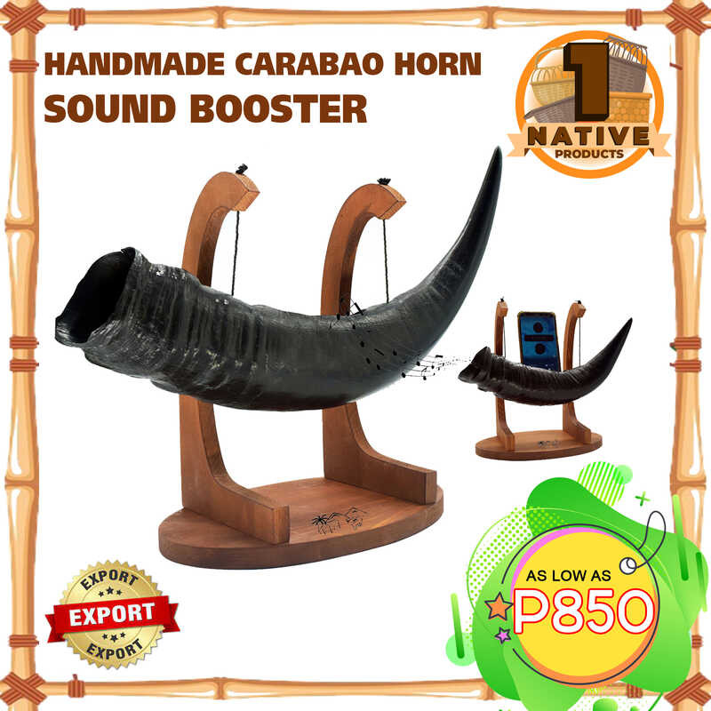 1Nativeproducts Real Native Carabao Horn Multi-Purpose Sound Booster ...