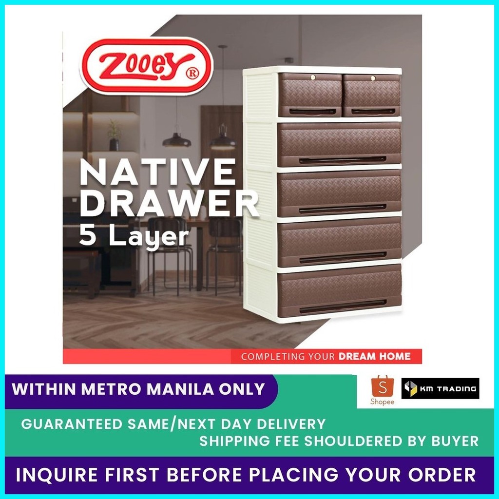 Zooey Native Rattan Drawers/Cabinet (Metro Manila only SF C/O Buyer ...
