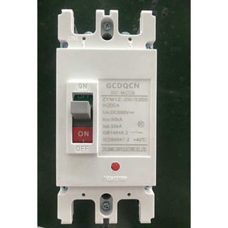 DC 1500V MCCB Circuit Breaker 2P 3 4 Poles 200V 250V 1000V Voltage 80A ...