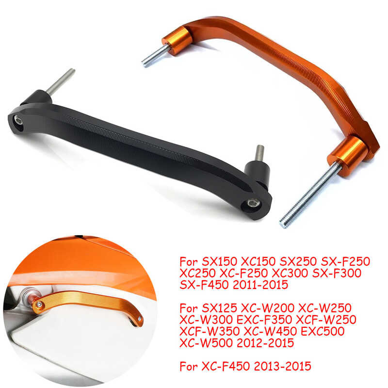 NiceCNC Rear Grab Lift Handle Bar – For KTM/Husqvarna 150-500 XCW EXC TPI EXC-F 2020-2023, CNC Anodized Black Aluminum
