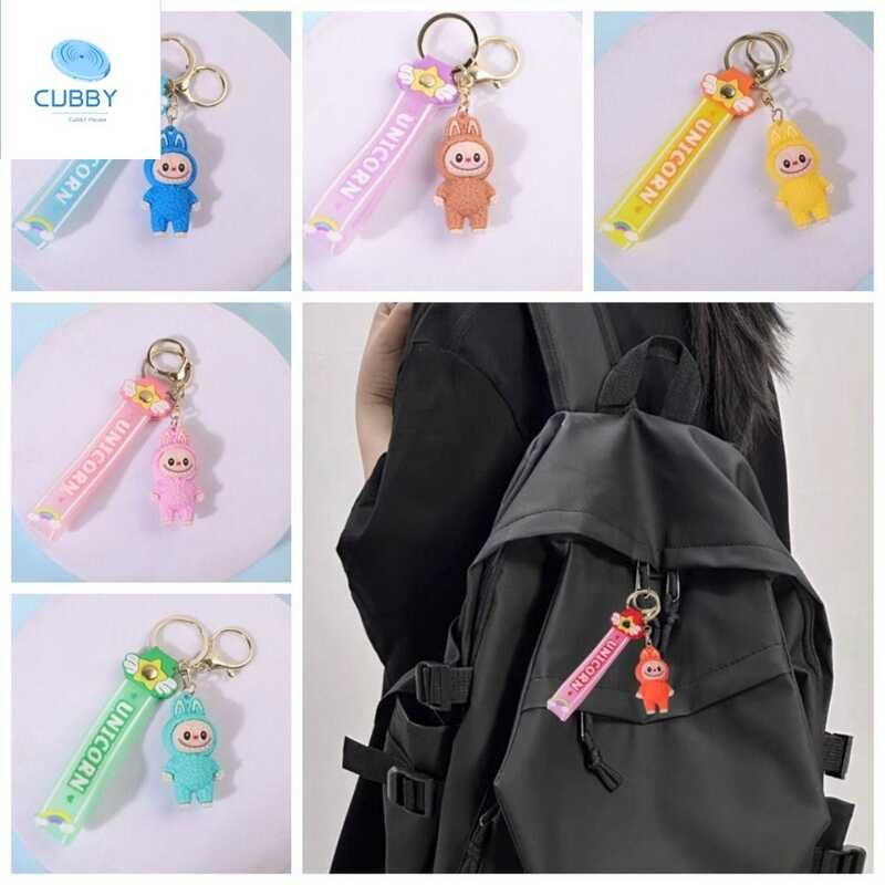944 5Pcs & CUBBY Backpack Charms Keychain Anti-Lost Craft PVC Pendant ...