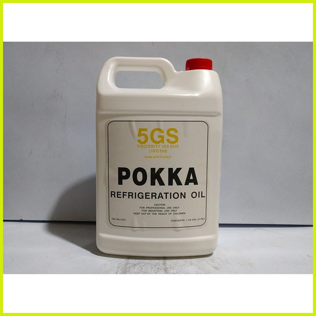 Pokka Refrigeration Oil 3GS 4GS 5GS 1Gallon 3.78 Liters 134a