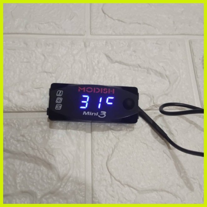 Volt METER WATER PROOF VOLT METER MINI 3 IN 1 UNIVERSAL | Shopee ...