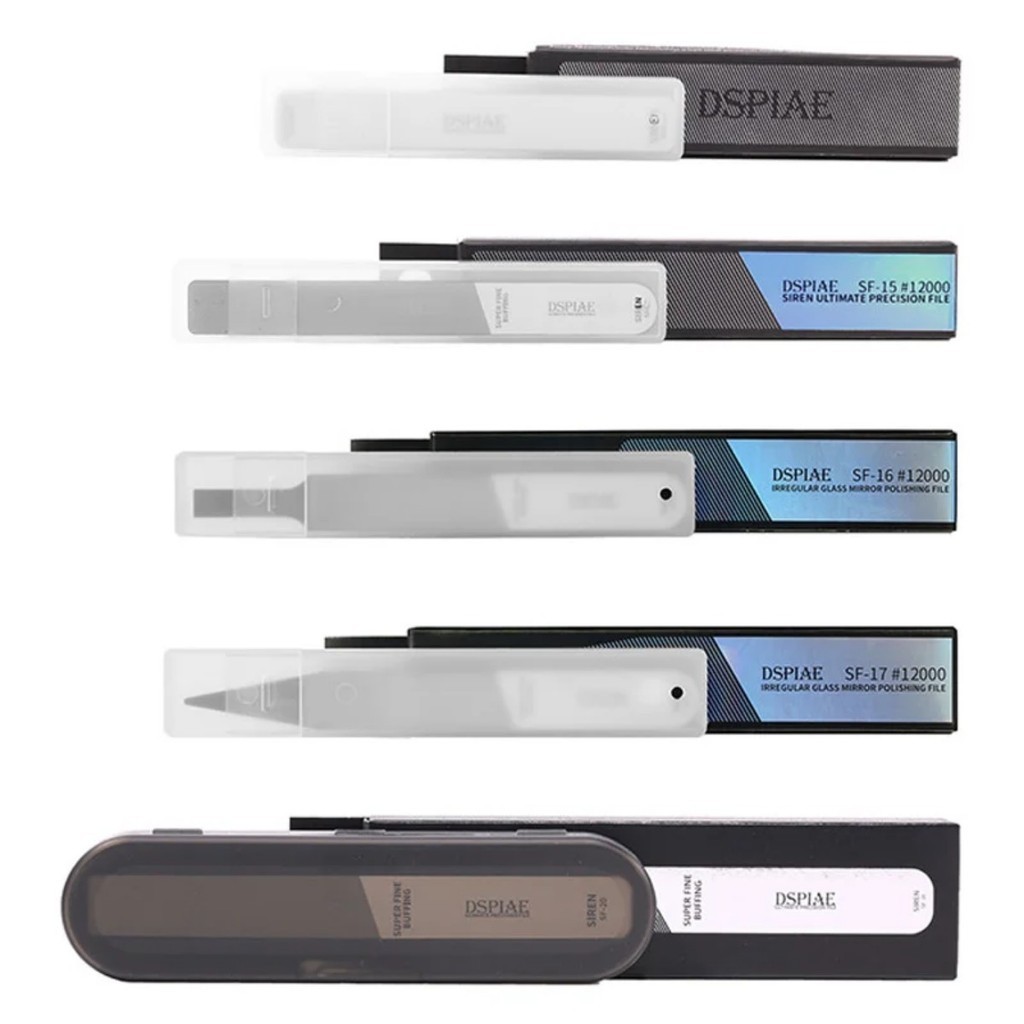 DSPIAE MSF13/SF15/16/17/20 Polishing File Mirror Glass Water Washing