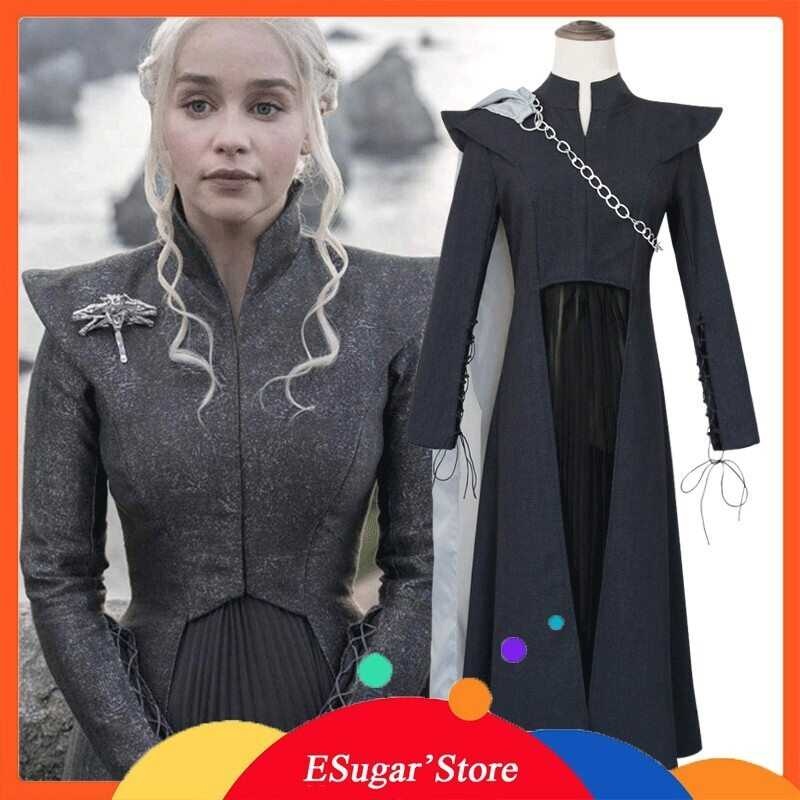 Thrones Season 7 Daenerys Targaryen Dress Ver. 2 Cosplay Costume main image 0