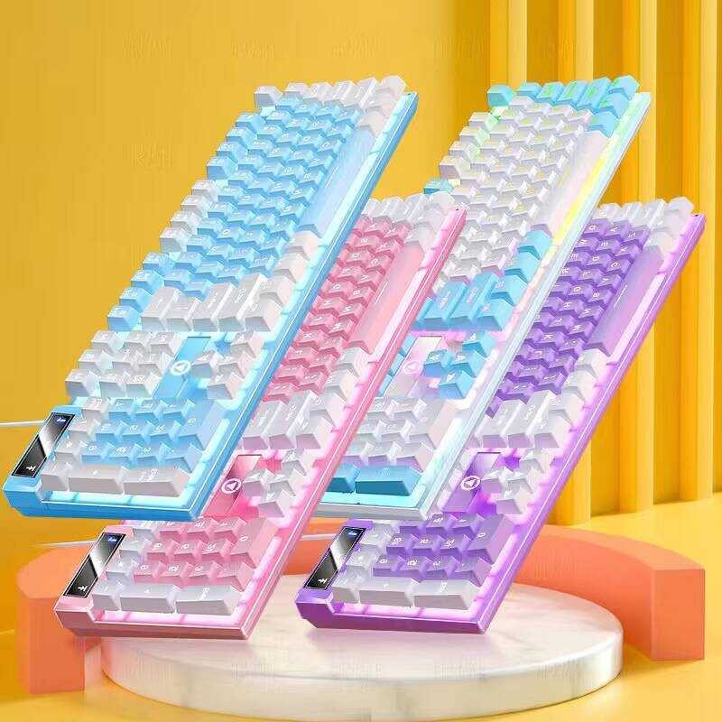 COD Original Product Keys Multi Color USB Wired Gaming Keyboard ...