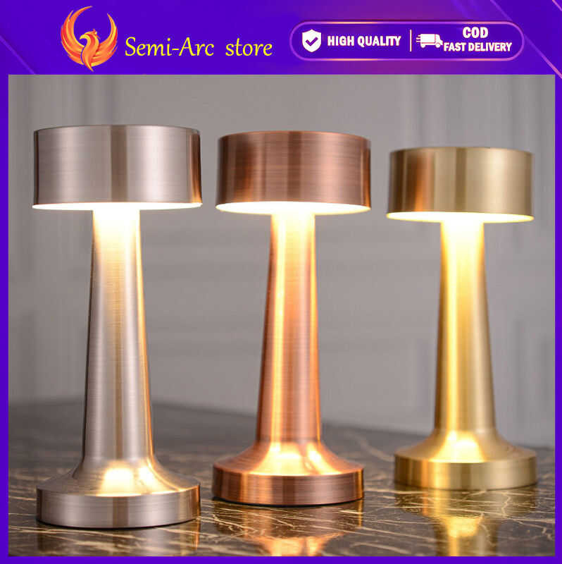Portable LED Table With Touch Sensor, 3-Levels Brighess, Rechargeable ...