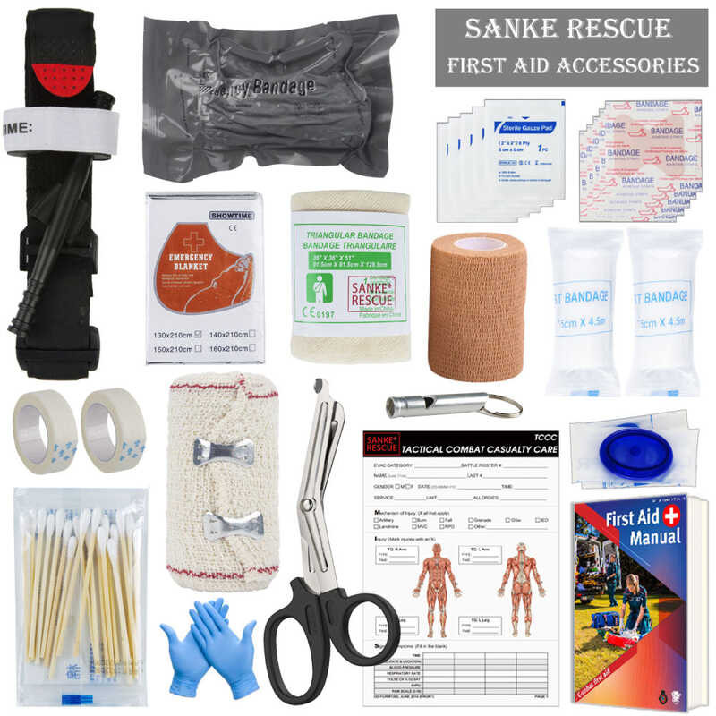 Survival First Aid Accessories Military Full Set Outdoor Gear Emergency ...