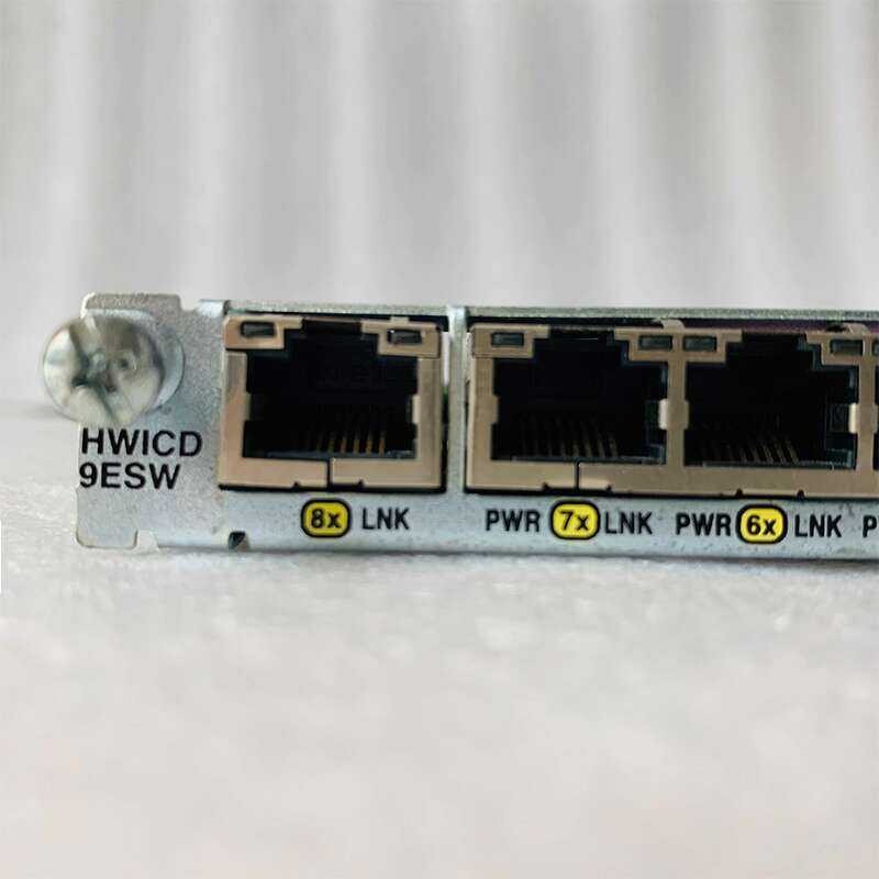 HWIC-D-9ESW CISCO Cisco POE module is suitable for 2800 3800 routers ...