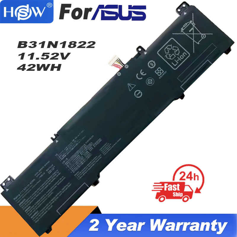Batterie 42Wh B31N1822 Pour ASUS ZenBook Flip 14 (UM462, UX462, UX462D, UX462DA) - NEUVE
