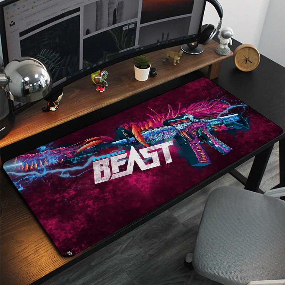 Gamer Desk Mat CSGO Monster Beast Pc Gaming Accessories Pk Control ...