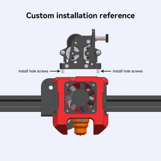 Sa Para Cr10 CR 10S Ender3 V2 VORON HGX LITE Dual Extruder Hard Steel ...