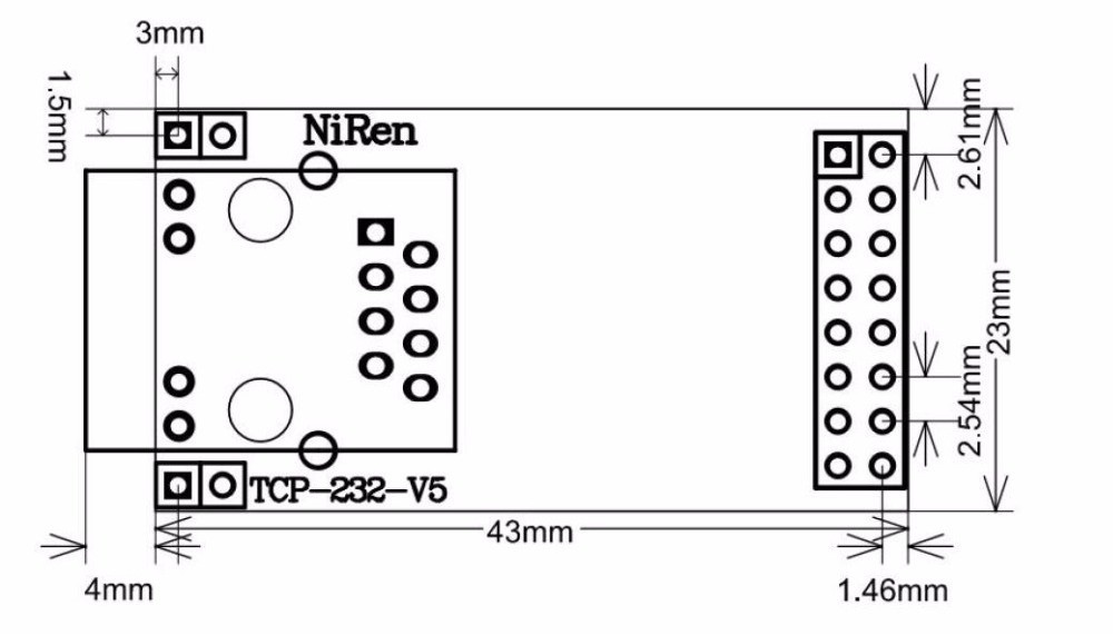 CH9121 UART Serial Port to Ethernet Network Module TTL Transmission ...