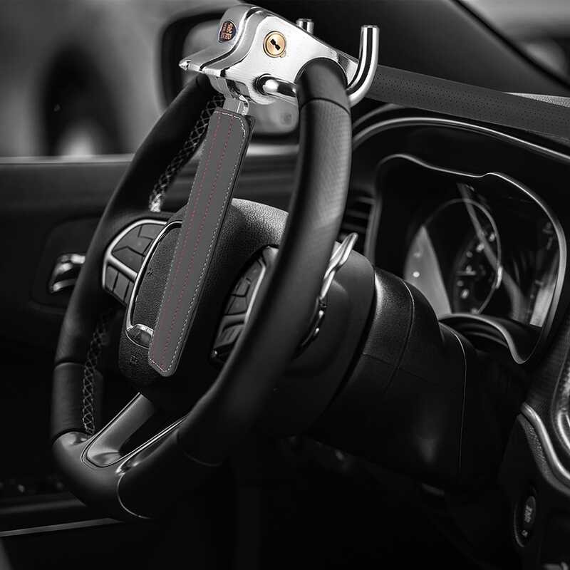Universal AntiTheft Lock Steering Wheel Car Prevention Heavy Duty