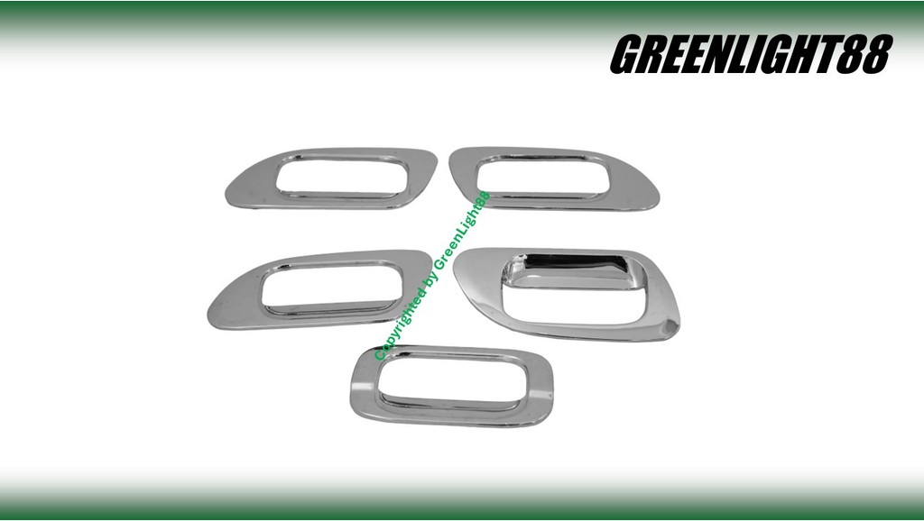 PERODUA KEMBARA DOOR OUTER HANDLE COVER (1 SET 5 PCS)(CHROME) | Shopee ...