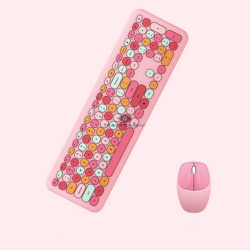 SY T MALL Mofii 666 Mixed Color 2.4Ghz Wireless And Combo 110 Key ...