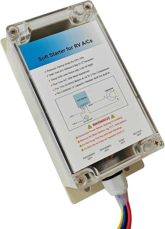Air Timilge RV Conditioner Soft Device, Reduce Up Current Surge, Easy ...