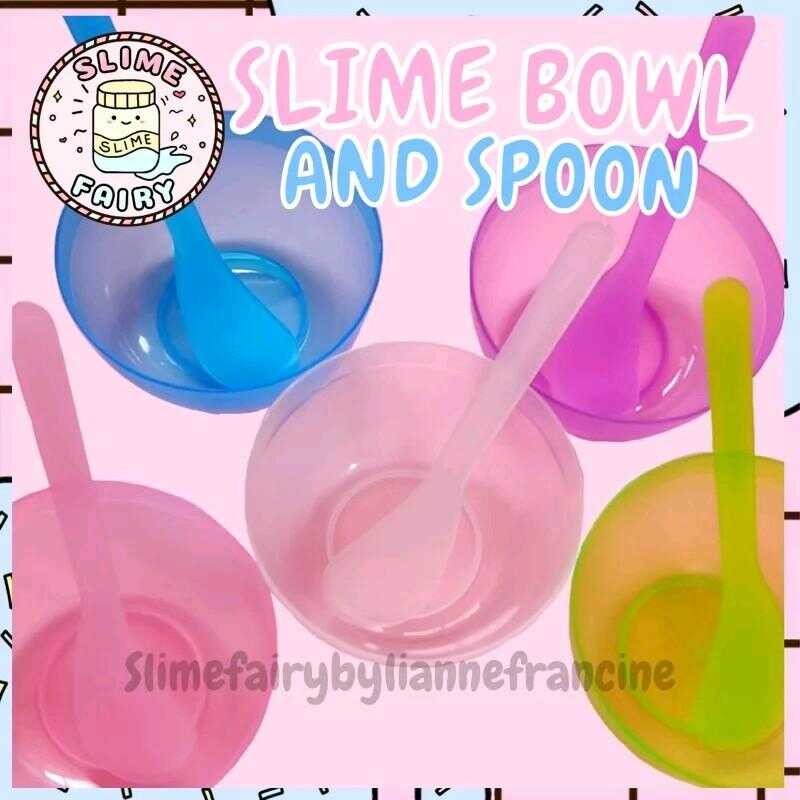 Slime Bowl And Spoon Set BY SLIME FAIRY FDA | Shopee Philippines