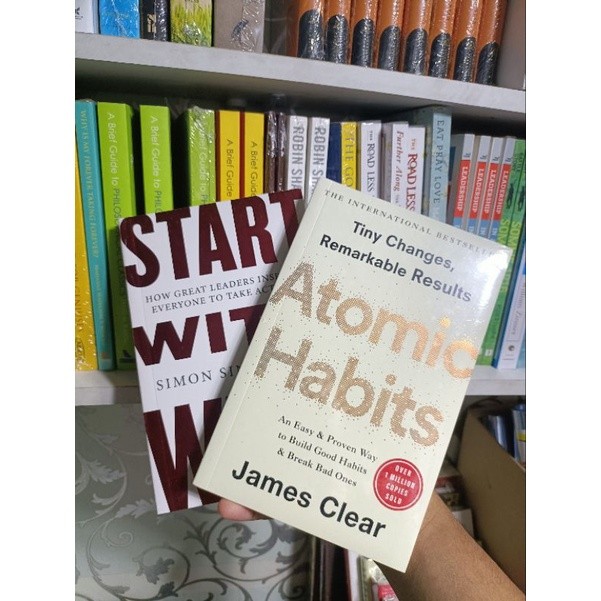 ATOMIC HABITS + START WITH WHY BUNDLE (BRANDNEW) | Shopee Philippines