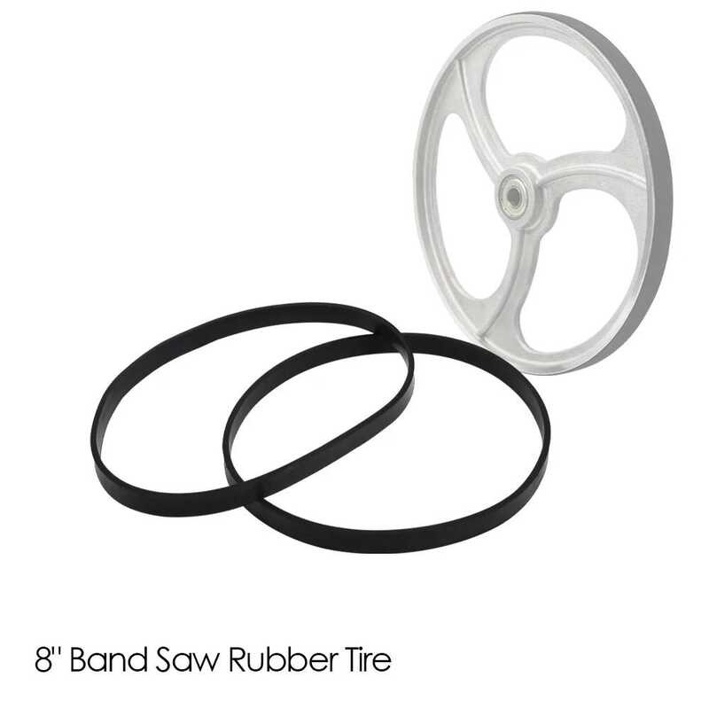2 Pieces Band Saw Rubber Tire Band Woodworking Spare Parts For Band Saw Scroll Wheel | UK - View #7
