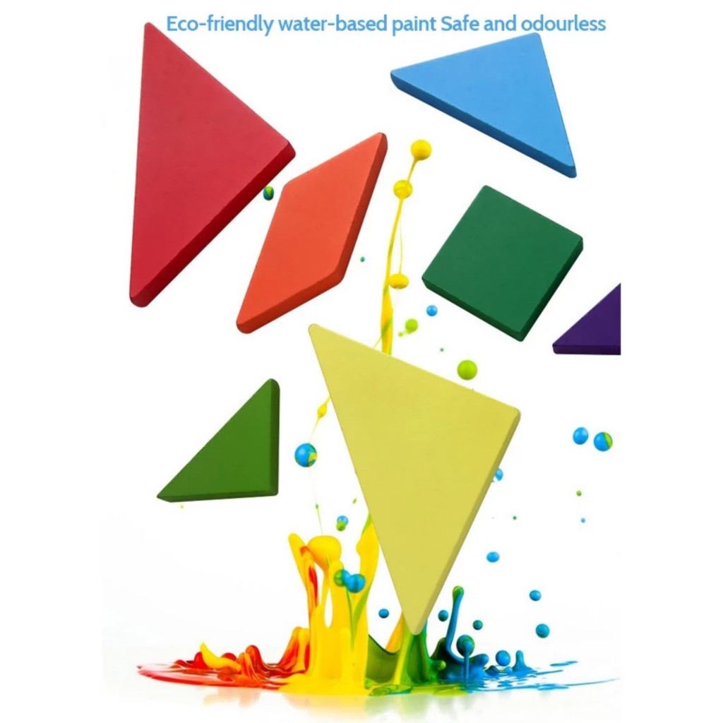 Kids 3D Magnetic Tangram Puzzle Educational Geometric Shapes Jigsaw ...