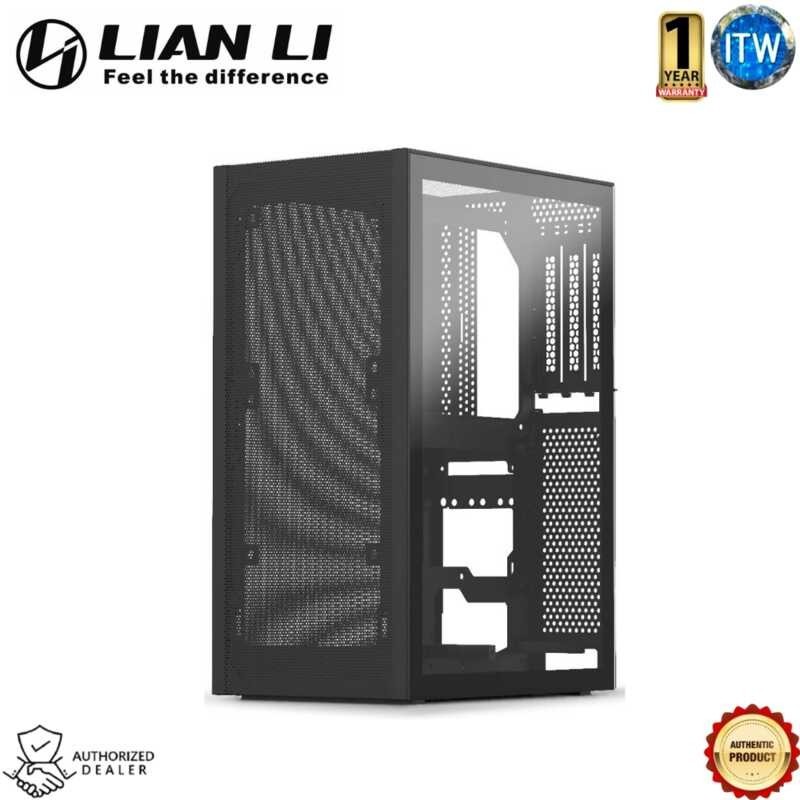 Lian Li SSUPD Meshlicious Mini-ITX TG PC Case Black [UNK] PCIE 3.0 ...