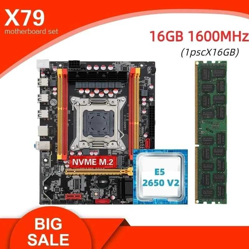 Kllisre X79 Motherboard Kit Combos XEON E5 2650 V2 LGA 2011 CPU 1pcs X ...