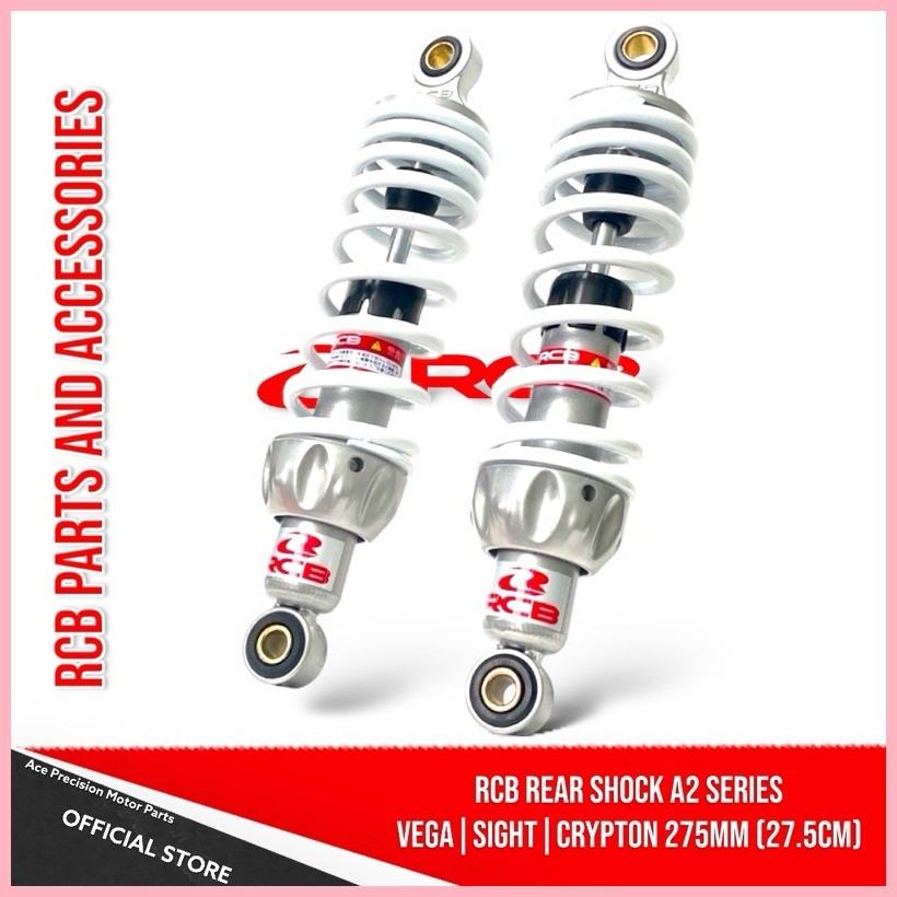 RCB DUAL SHOCK A2 SERIES 275MM VEGA/ SIGHT/CRYPTON/X-1/XRM110 | Shopee ...