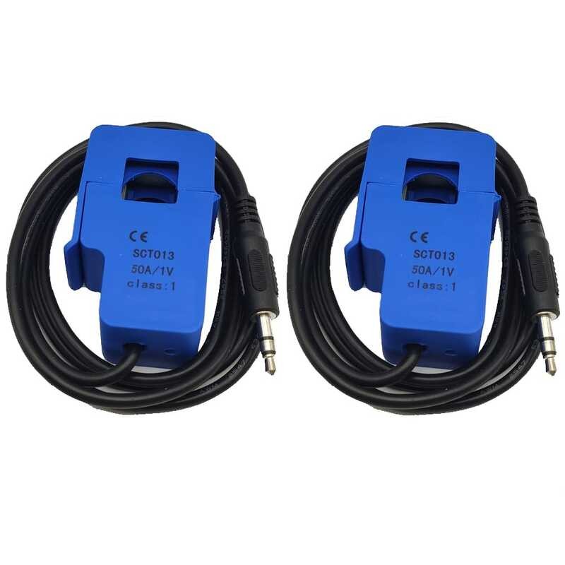 2 pieces SYUAB of 50A/1V SCT013000 non-invasive split type transformer ...