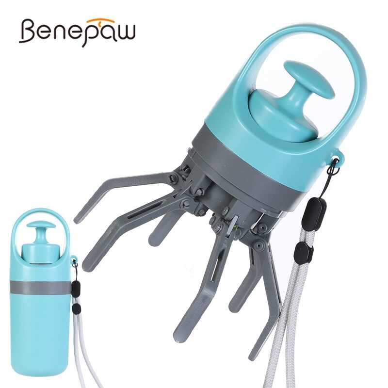 Portable 々 Benepaw NoTouch Dog Pooper Scooper BuiltIn Poop Bag