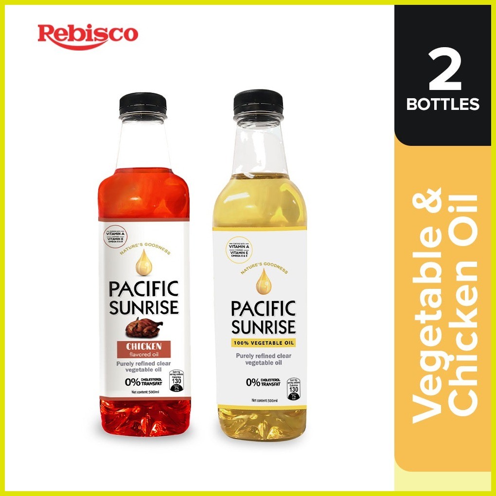 Pacific Sunrise Bundle Vegetable Oil 500ml PET + Chicken Flavored Oil