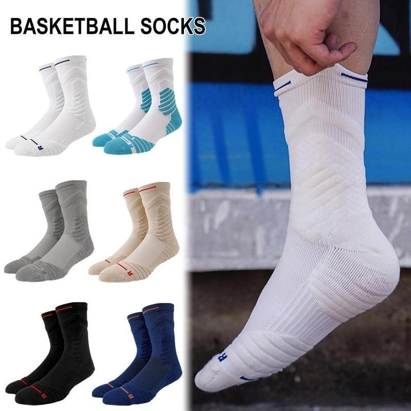 Professional Basketball Socks Men'S Summer Mid Length Breathable Socks ...