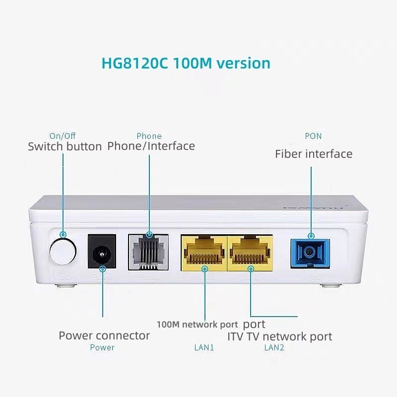 Brand New HG8120C ONU ONT Terminal 1 Voice Port + 2 Data Network Ports ...