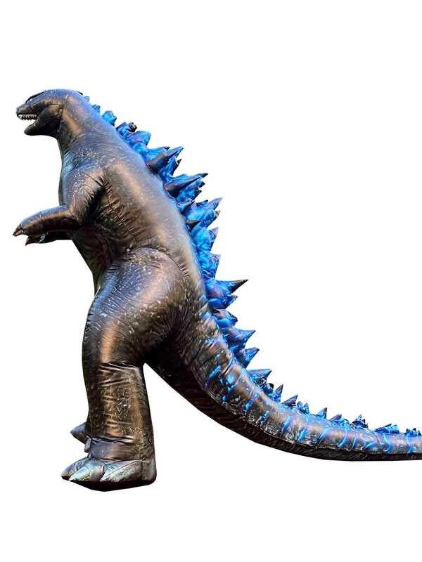 Tt Godzilla Inflatable Dinosaur Cosplay Halloween Ghidorah Prop Dress ...