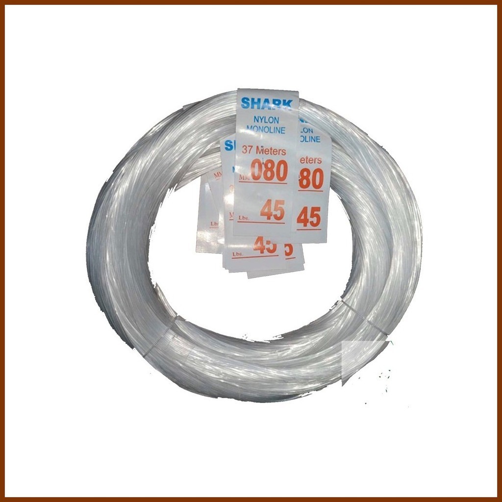 ∇ Nylon String / Nylon Monoline / Tansi (per roll)（#80） | Shopee ...