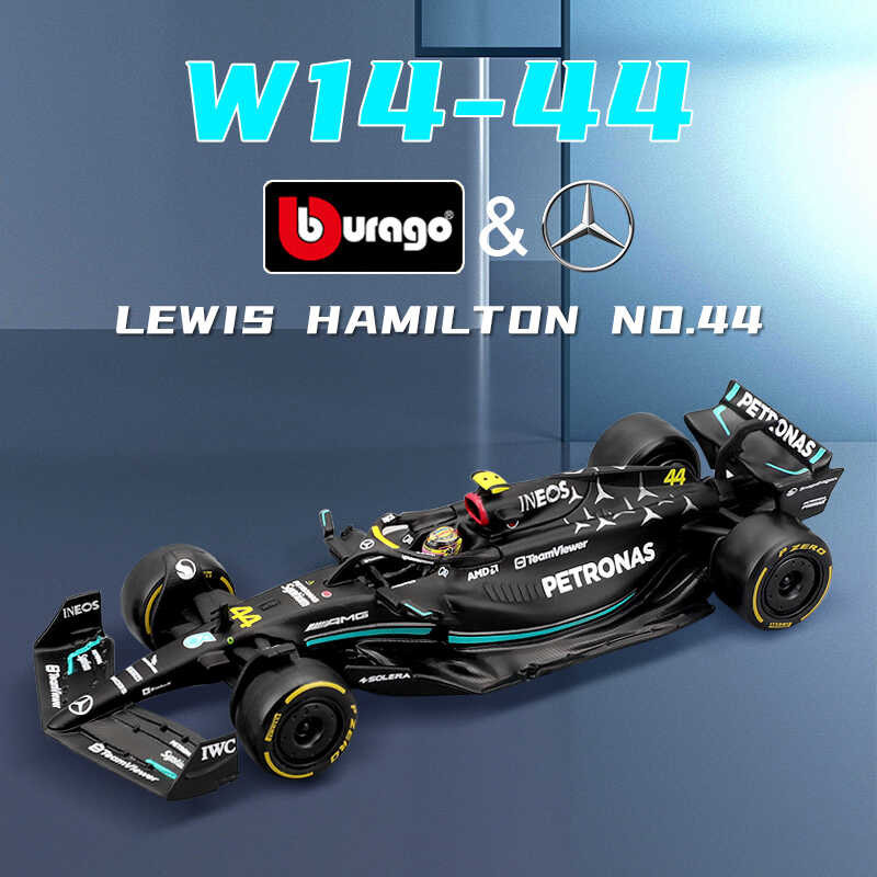 Bburago 2023 F1 Mercedes Benz-Amg W14 Racing Cars #44 Hamilton #63 ...