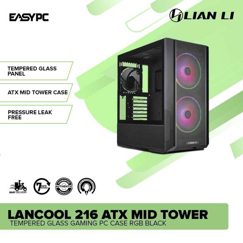 COD EasyPC[UNK] LianLi LanCool 216 pc case gaming[UNK] Tempered Glass ...