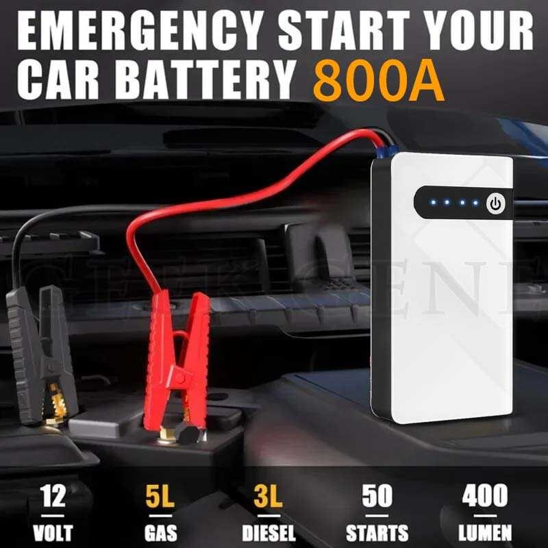 Universal Jump Starter 12V Starting Device 12000Mah Power Bank Car